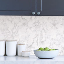 Cargar imagen en el visor de la galería, Scott Living Grey Calacatta Marbel