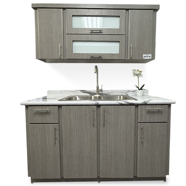 Gabinete PVC Euro con cristal oscuro 4