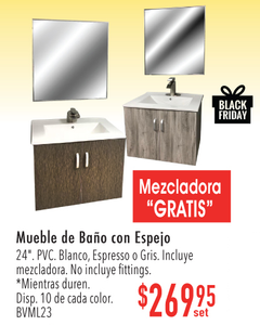 Mueble de Baño con Espejo-B