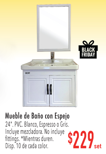 Muebles de baño con espejo-C