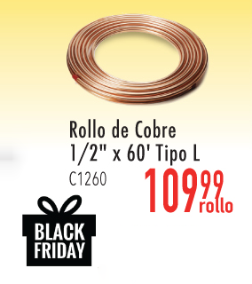 Roll de cobre 1/2